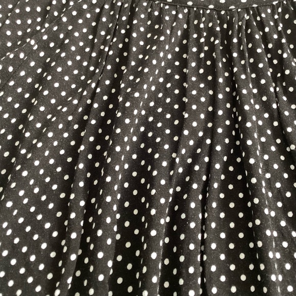 Michael Kors Black and White Polka Dot Top - Picture 5 of 10